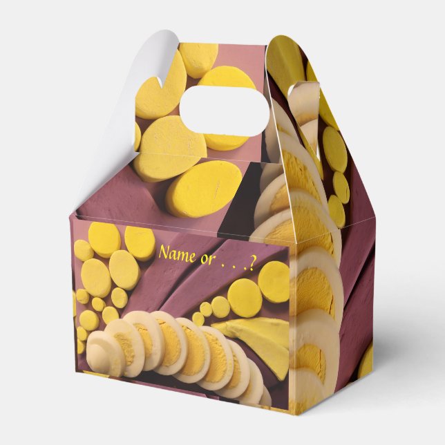 Ballotins Oeuf Dur Tranché Jaune Jaune Jaune Image Favoriser (Verso)