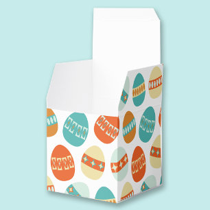 Ballotins OEufs de Pâques colorés Motif du milieu du siècle 