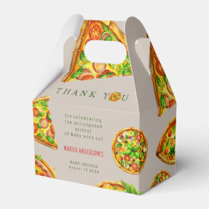 Ballotins Oh Baby Pizza Tomates Olivia Baby shower vert