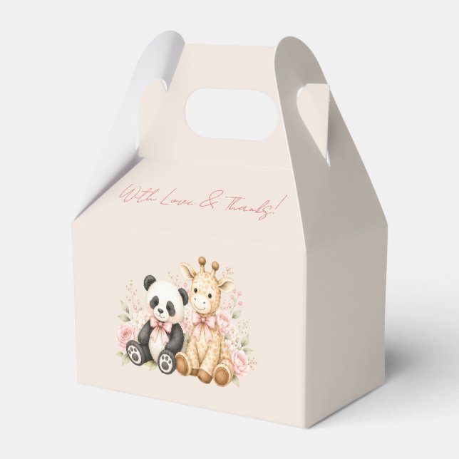 Ballotins Oh Bébé Panda et Girafe Baby Shower (Verso)