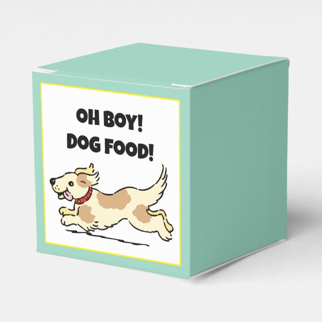 Ballotins Oh Boy Chien Nourriture Affamé Chiot Illustration  (Verso)