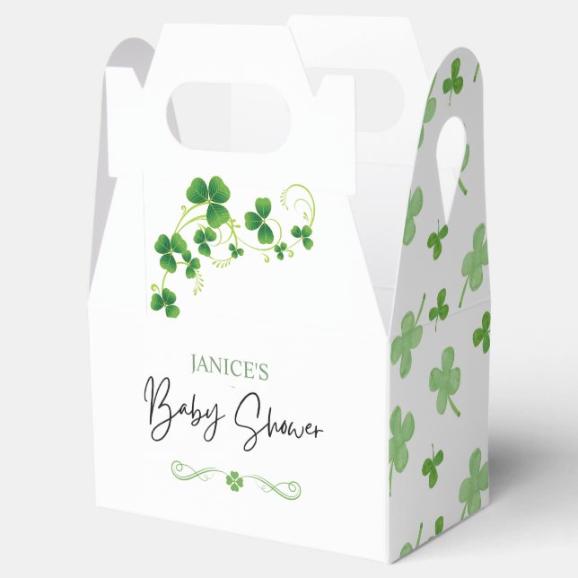 Ballotins Oh Girl St. Patrick's Day Baby Shower Green  (Ouvert)