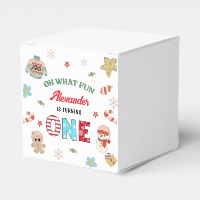 Ballotins Oh What Fun Winter Noël 1er Anniversaire (Verso)