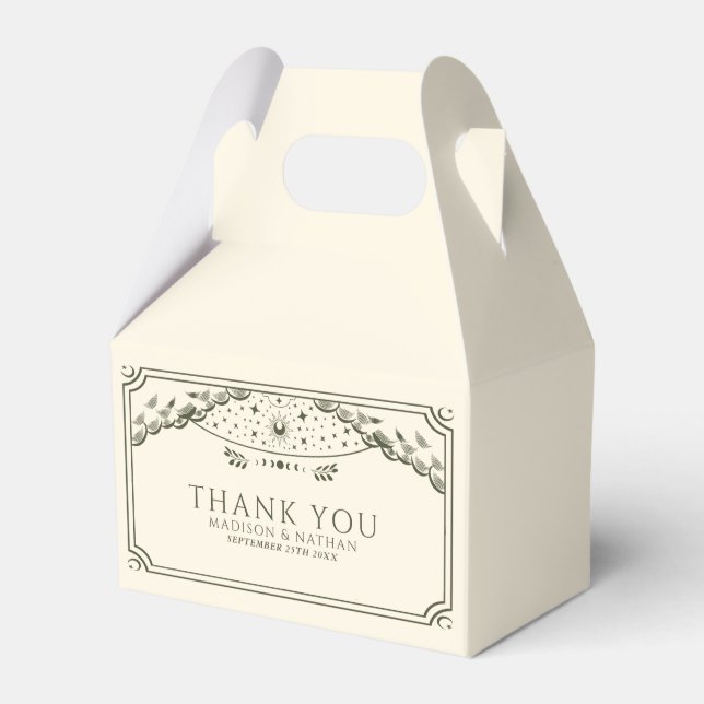 Ballotins Olive Elegant Mariage de la carte de Tarot gothiqu (Verso)