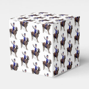 Ballotins Oncle Sam Riding On Donkey