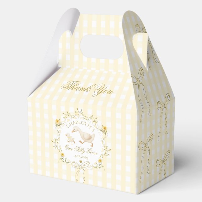 Ballotins One Goose Gender neutral Wildflower 1st Birthday (Recto)