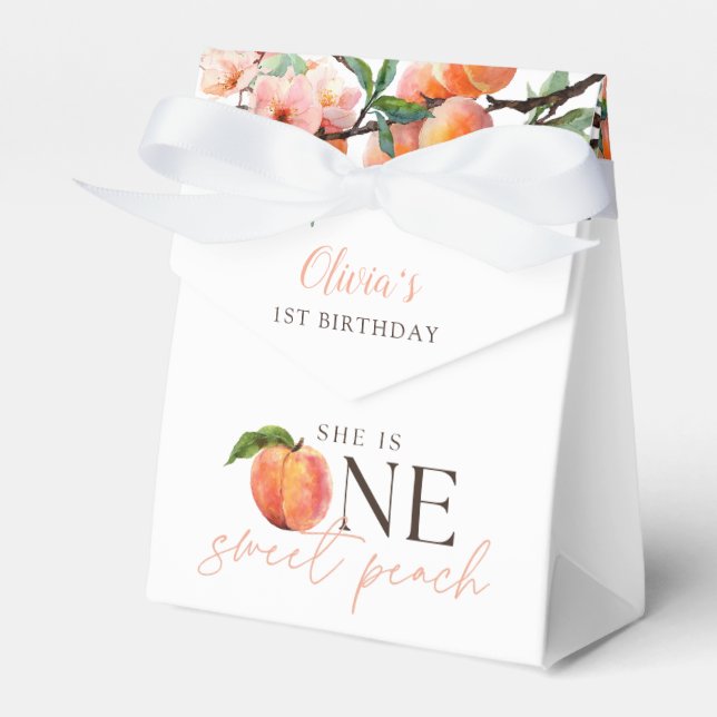 Ballotins One Sweet Peach 1st Birthday  (Verso)