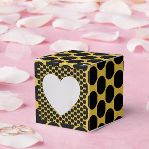 Ballotins Or Métallic avec Style Point Noir Take Heart2x2x2