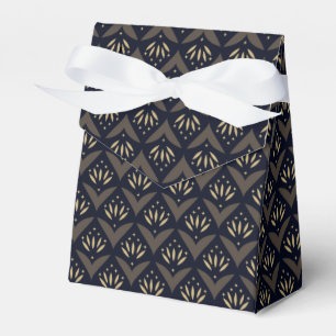 Ballotins Or noir lotus vintage motif ethnique