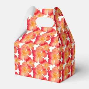 Ballotins Orange Oleander motif floral