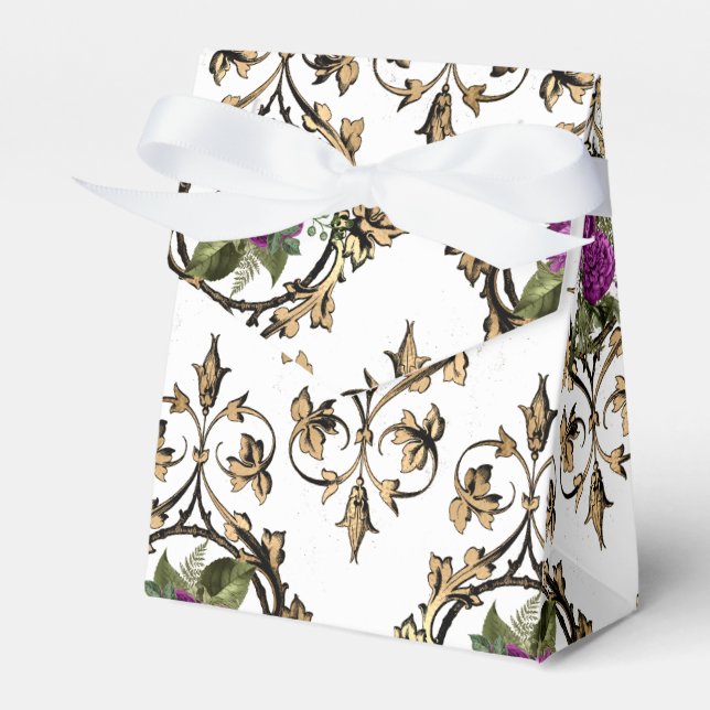 Ballotins Orné Floral Baroque Vintage (Verso)