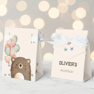 Ballotins ours aquarelle avec ballons Ballotin