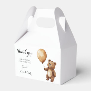 Ballotins Ours Ballons Nuages Attendre Baby shower Bearly