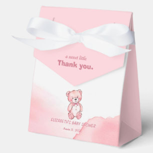 Ballotins Ours d'aquarelle rose Ballotin