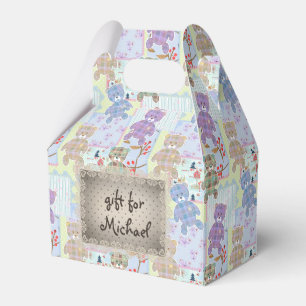 Ballotins ours en peluche, motif bébé