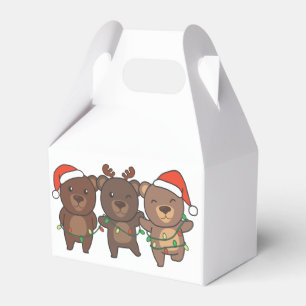 Ballotins Ours Noël Animaux de Noël mignons Ours Favoriser
