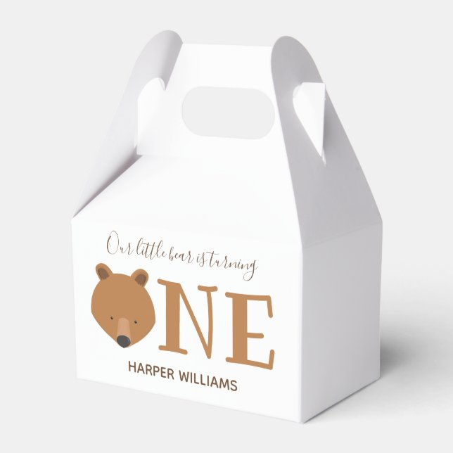 Ballotins Ours Turner un animal mignon premier anniversaire (Verso)