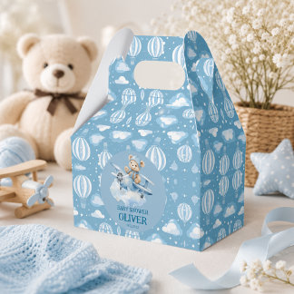 Ballotins Ourson Mignon Avion Bleu Le Temps Passe Un 1er Ann