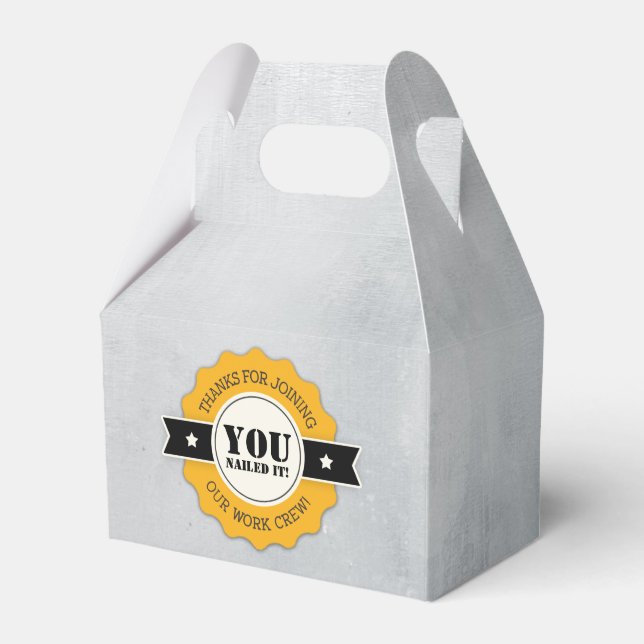 Ballotins Outil et construction Thématique Fête Faveur Boîte (Verso)