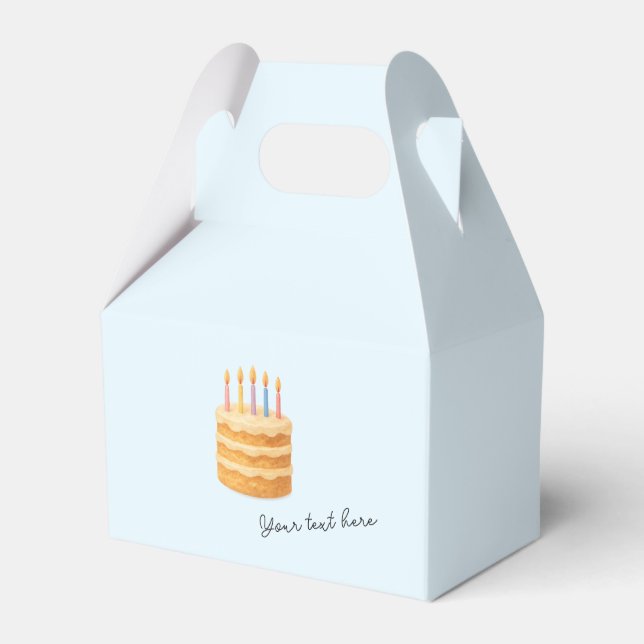 Ballotins Packing box with a picture of a birthday cake (Verso)