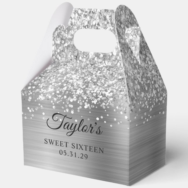 Ballotins Pailleté Argent Glam Sweet Seize (Recto)