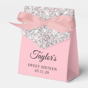 Ballotins Pailleté Argent Rose Sweet Seize