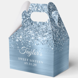 Ballotins Pailleté Bleu Clair Feuille de Glam Sweet Seize An