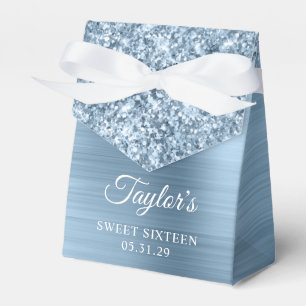 Ballotins Pailleté Bleu Clair Feuille de Glam Sweet Seize An