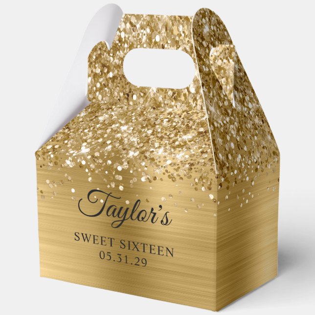 Ballotins Pailleté Or Glam Sweet Seize (Recto)