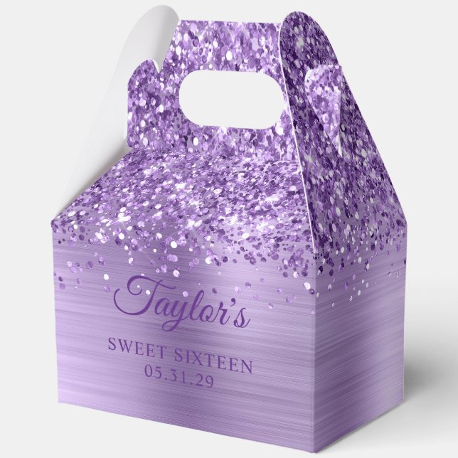 Ballotins Pailleté Violet Clair Glam Sweet Seize Ans (Recto)