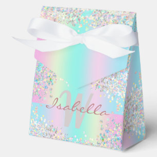 Ballotins Paillettres holographiques de licorne