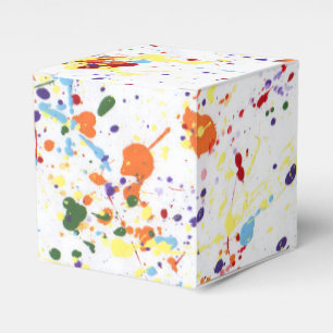 Ballotins "Paint/Art Party" Cube Ballotin