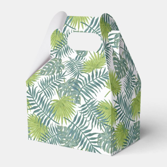 Ballotins Palm Tree Fronds Peinture hawaïenne (Verso)