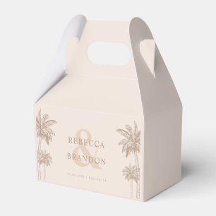 Ballotins Palm Trees Boho Fall Beach Noms de Mariage