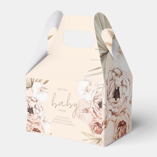 Ballotins Pampas Grass Boho Baby shower bohème (Verso)