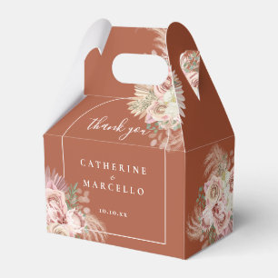 Ballotins Pampas Grass Floral Terracotta Arch Mariage