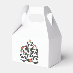 Ballotins Panda Christmas Tree Drôle Animal Noël Favoriser
