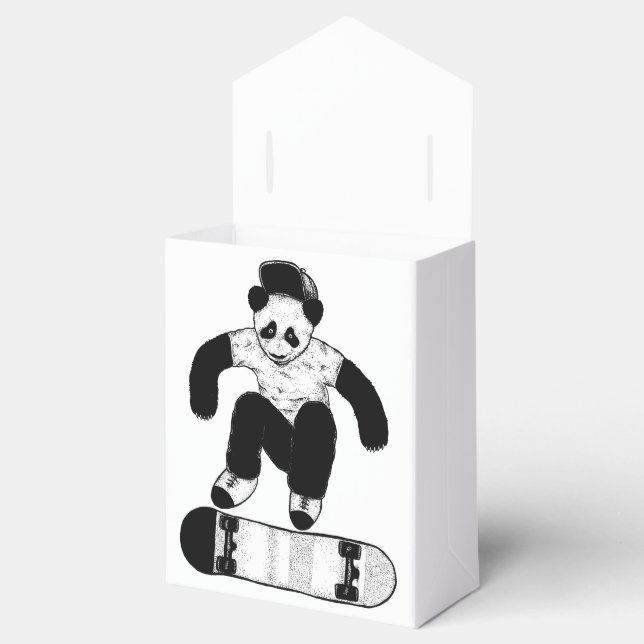 Ballotins Panda en skateboard (Ouvert)