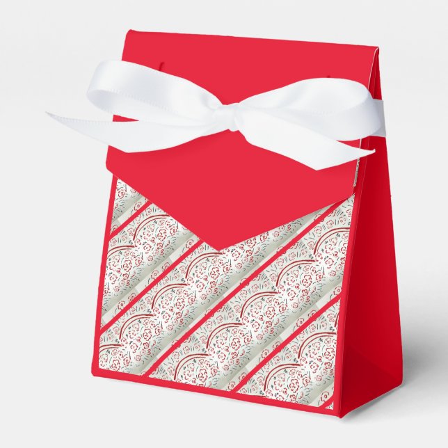 Ballotins Panier rouge avec poignée Noël (Verso)