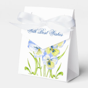 Ballotins Pansies bleues sur un Ballotin
