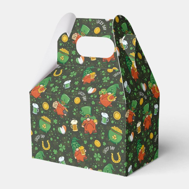 Ballotins Papier d'emballage Gnome St. Patrick's Day (Verso)
