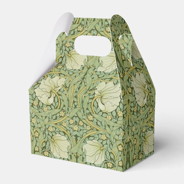Ballotins Papier peint floral bleu Pimpernel de William Morr (Verso)