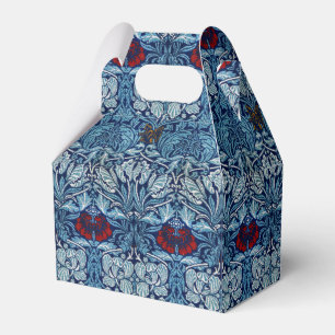 Ballotins Papier peint Tulipe Rose Navy Blue de William Morr