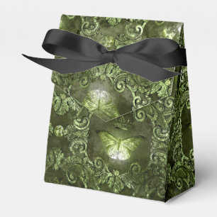 Ballotins Papillon Vintage vert et noir de la forêt