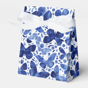 Ballotins Papillons Aquarelle Indigo Blue