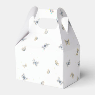 Ballotins Papillons bleus et crème Charmante Faune des jard