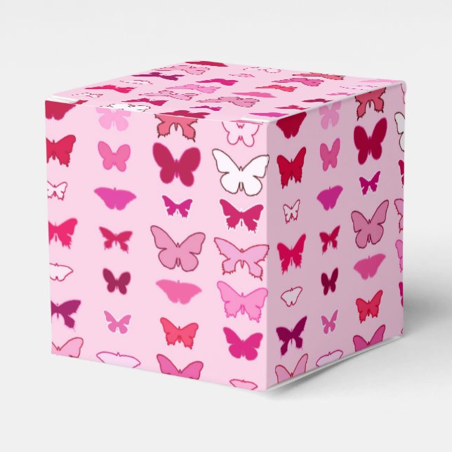 Ballotins Papillons, nuances roses et fuchsia (Verso)