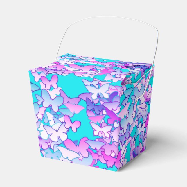 Ballotins Papillons, violet et turquoise (Verso)