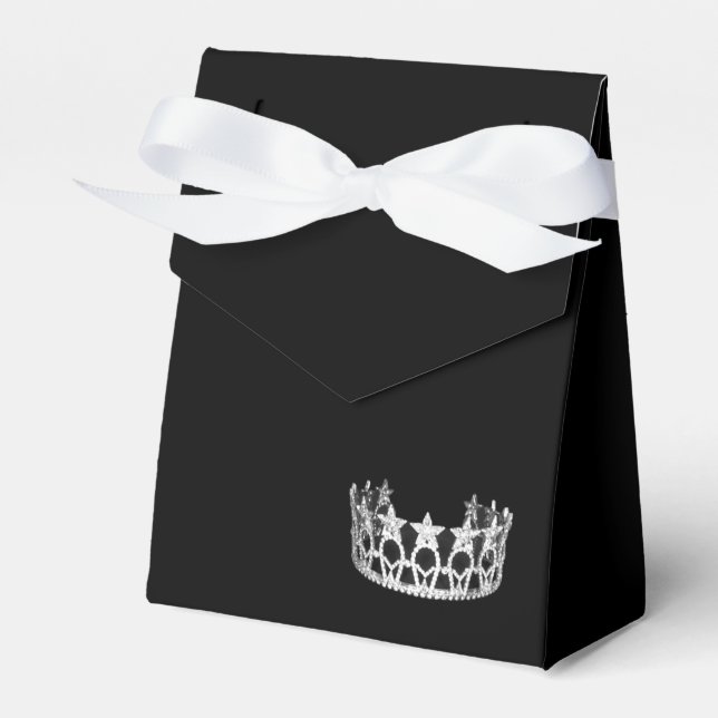 Ballotins Parti Favoriser Box Pageant Couronne (Verso)
