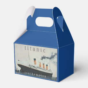 Ballotins Parti TITANIQUE Blue Vintage White Star Line Ship